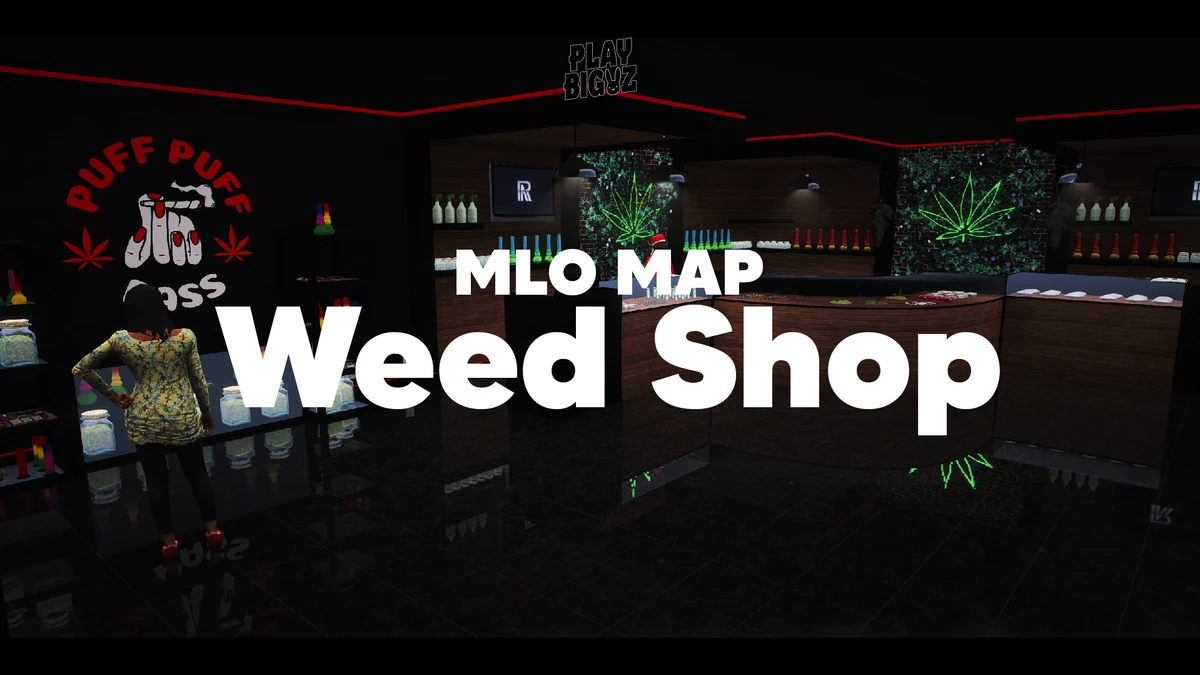 Weed Shop MLO – Fully Open Source | FiveM Interior